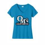 OMHS Cross Country Women's V-Neck Cotton Tee