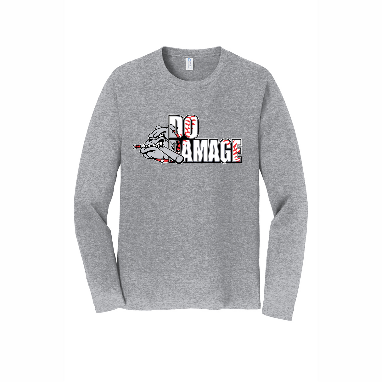 LCHS Baseball Long-Sleeved Cotton Tee