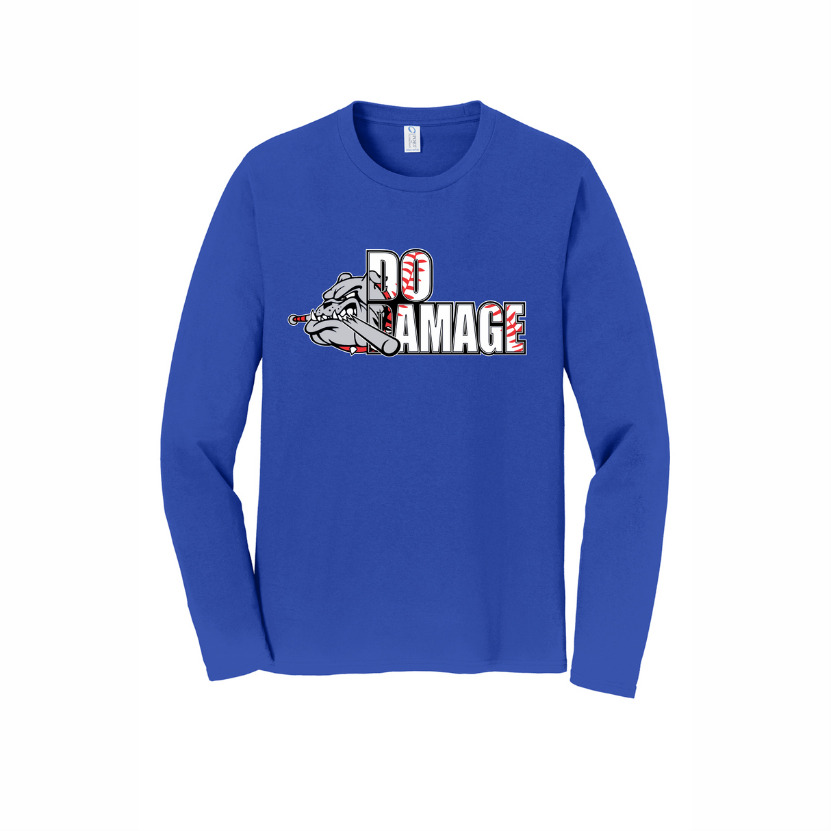 LCHS Baseball Long-Sleeved Cotton Tee