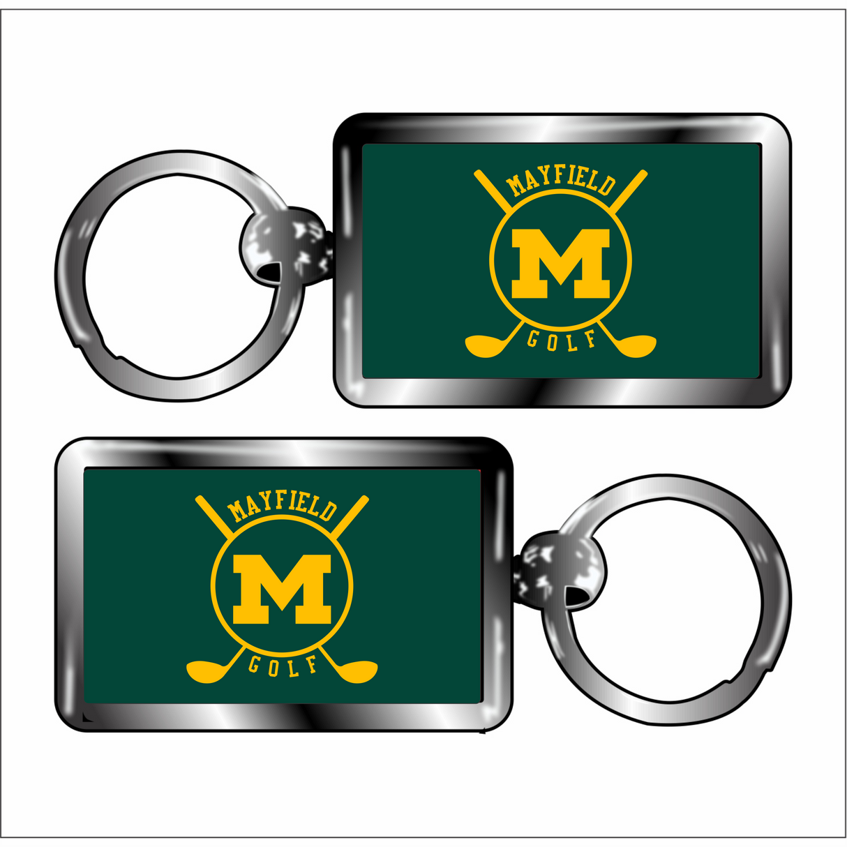 MHS Golf Keychain