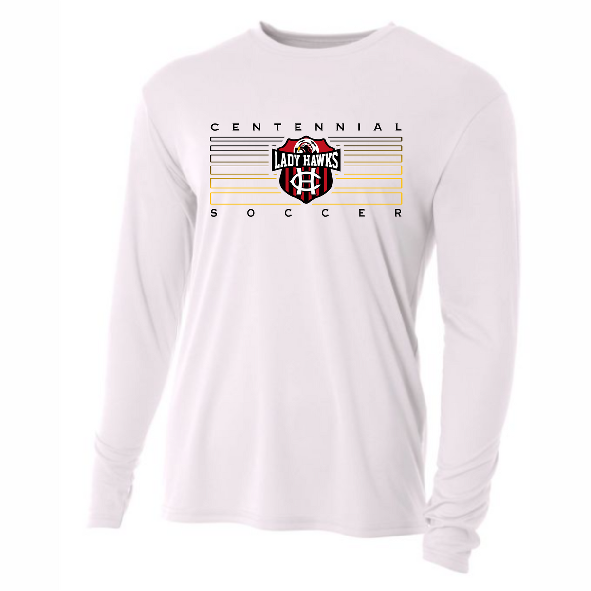 CHS Lady Hawks Soccer Long-Sleeve Performance Tee