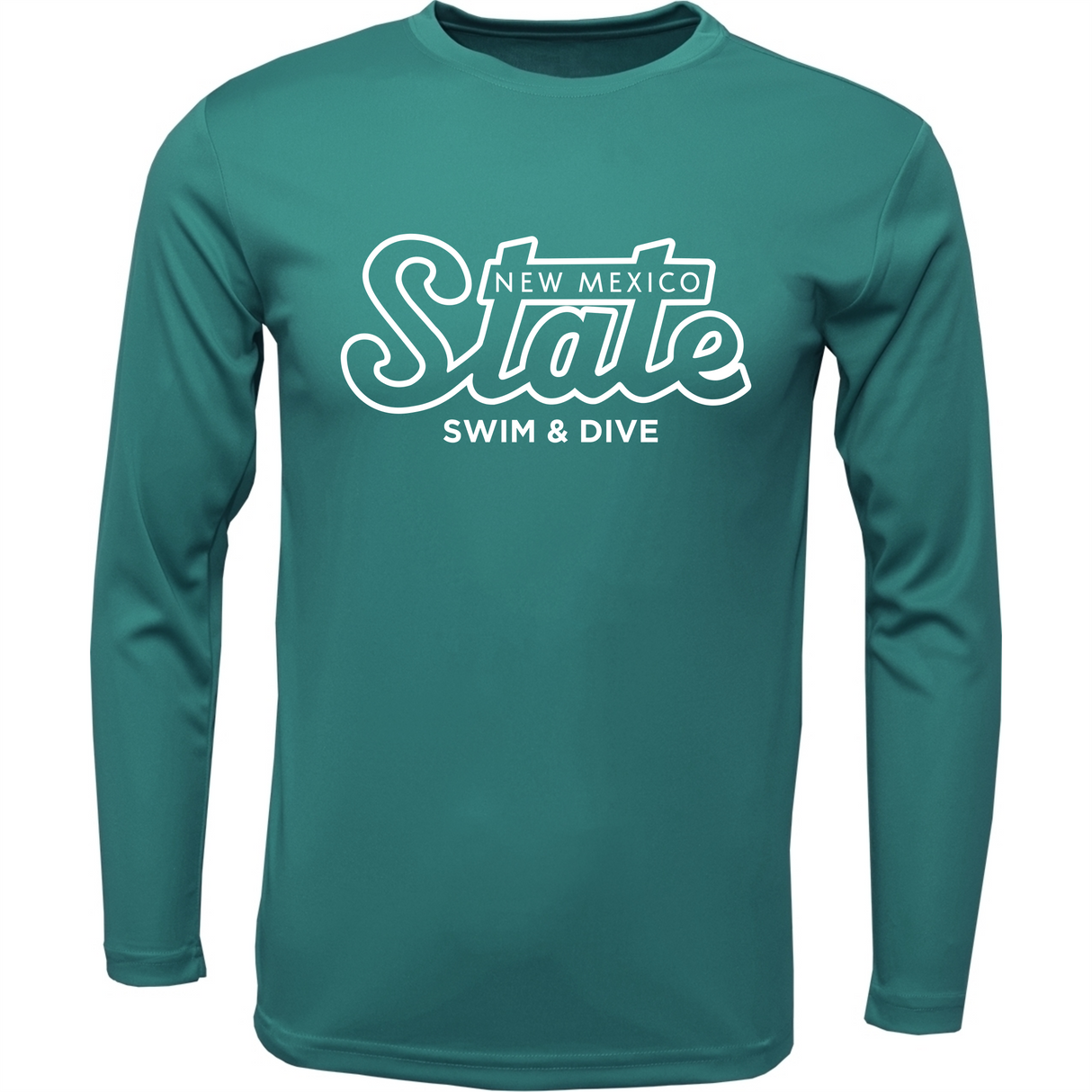 NMSU Swim Long-Sleeved Performance Tee