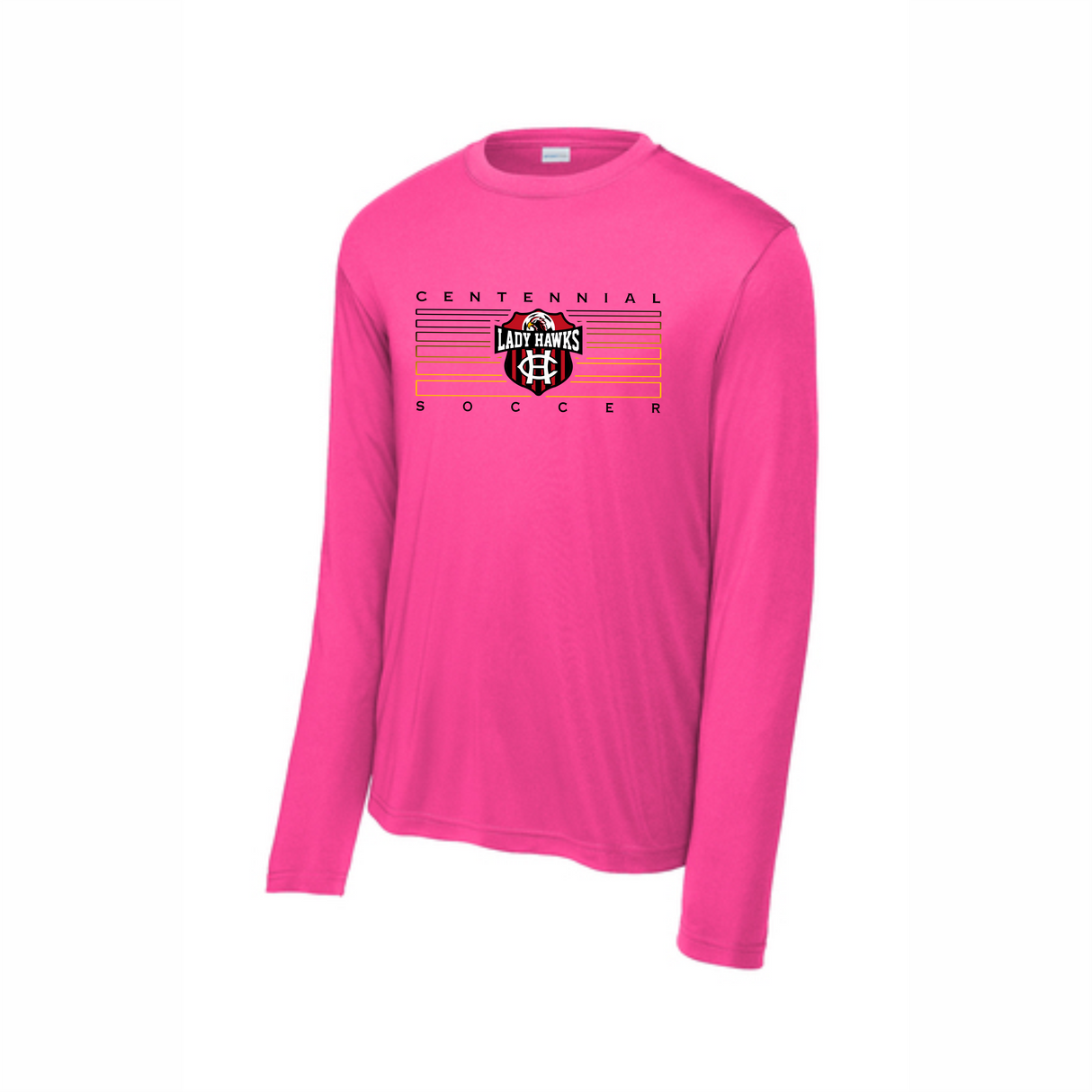 CHS Lady Hawks Soccer Practice Gear Long-Sleeve Performance Tee