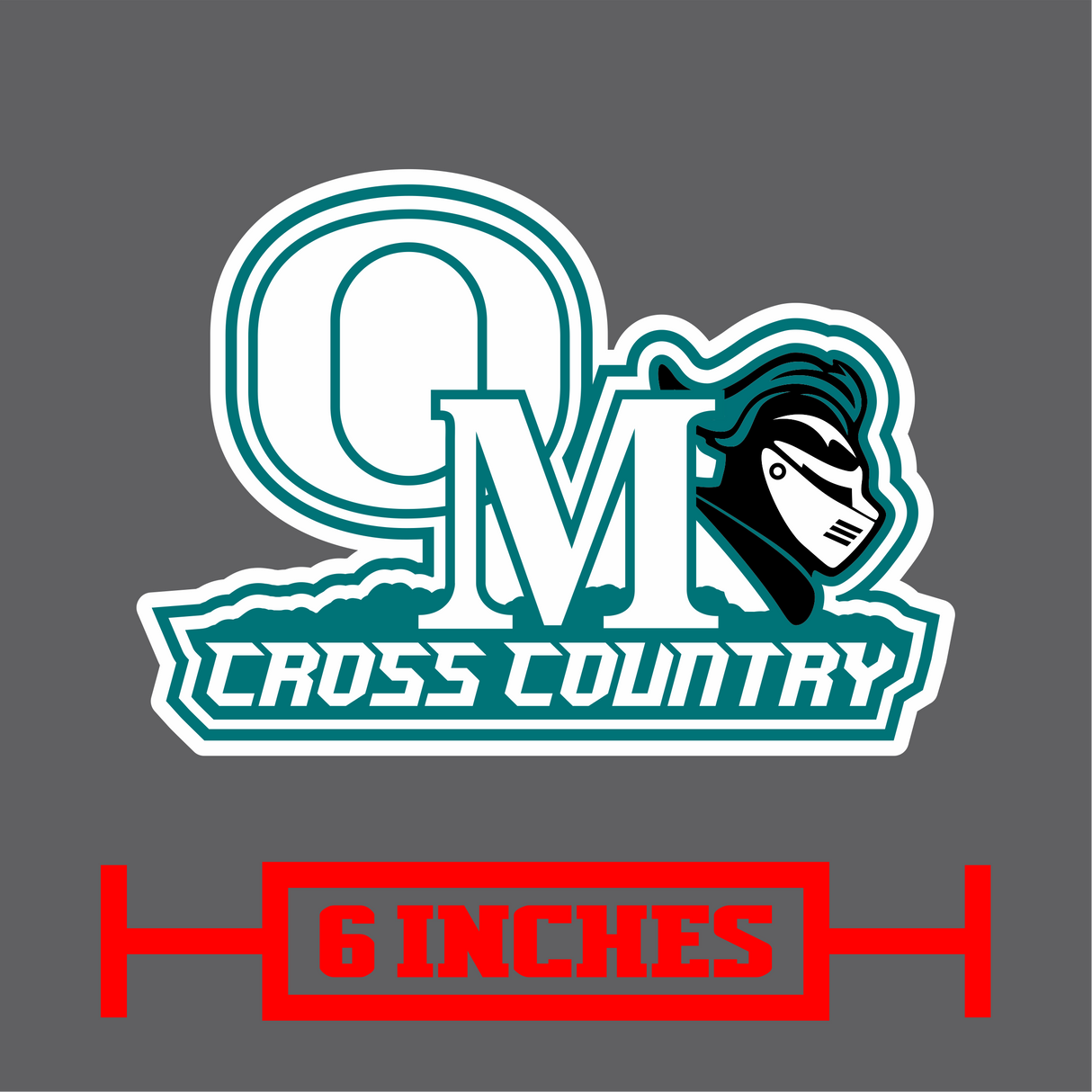 OMHS Cross Country Decal