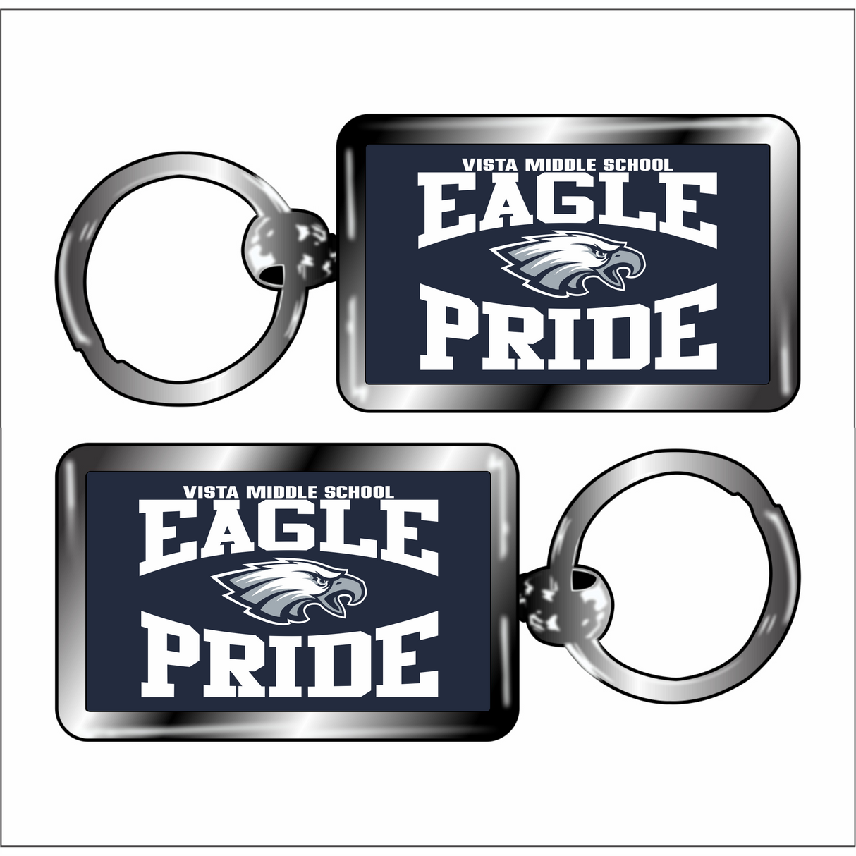 Vista Eagles Keychain