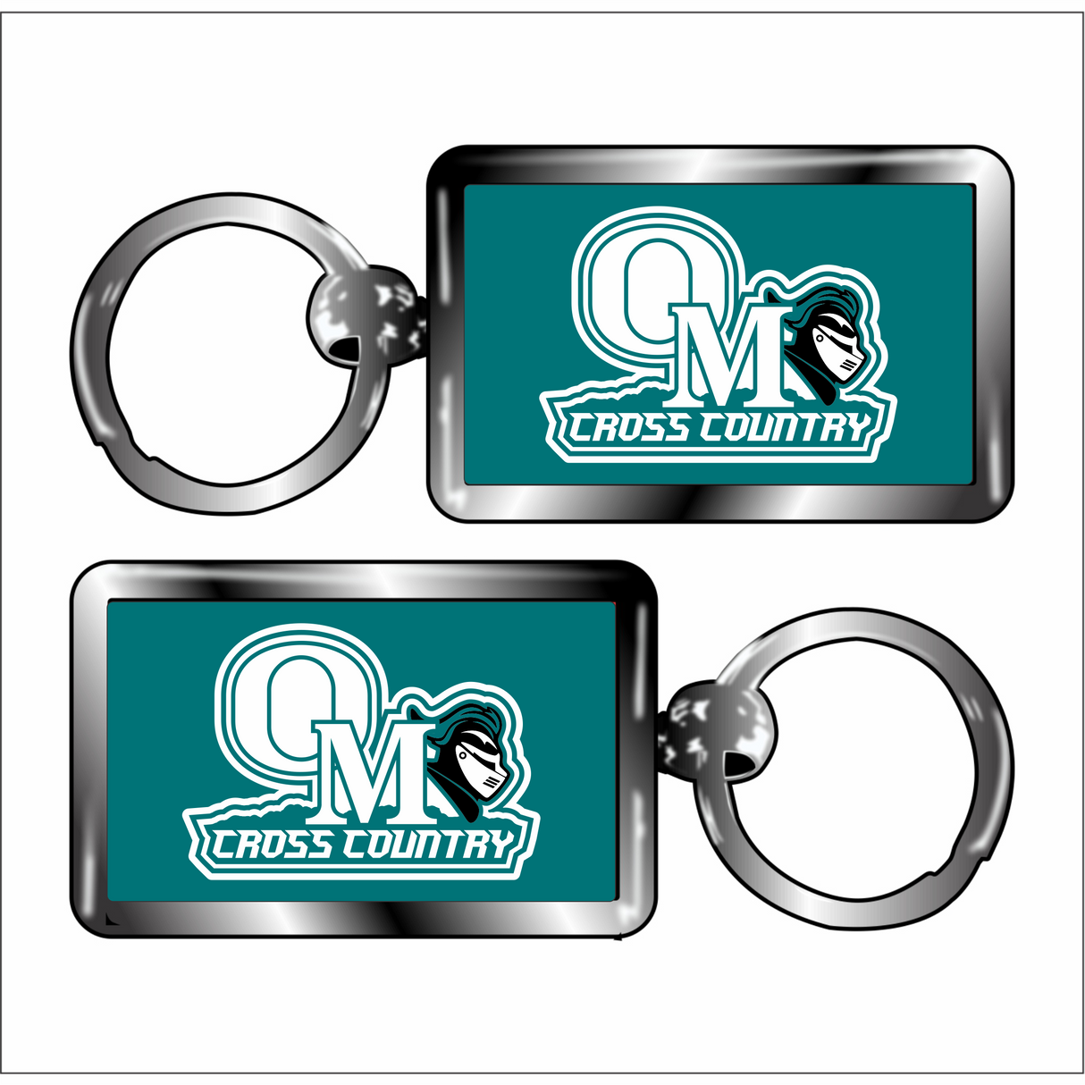 OMHS Cross Country Keychain