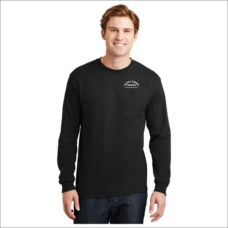 Black Range Fire Long-Sleeve DryBlend Tee with Zia