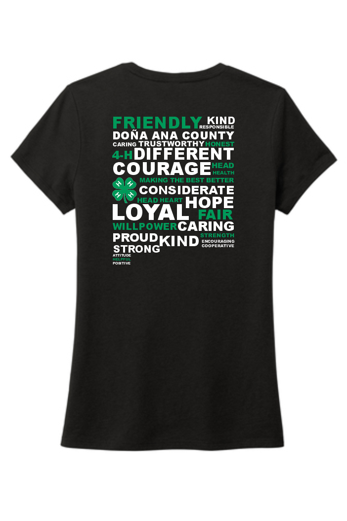 Doña Ana County 4-H Women's Cotton Tee