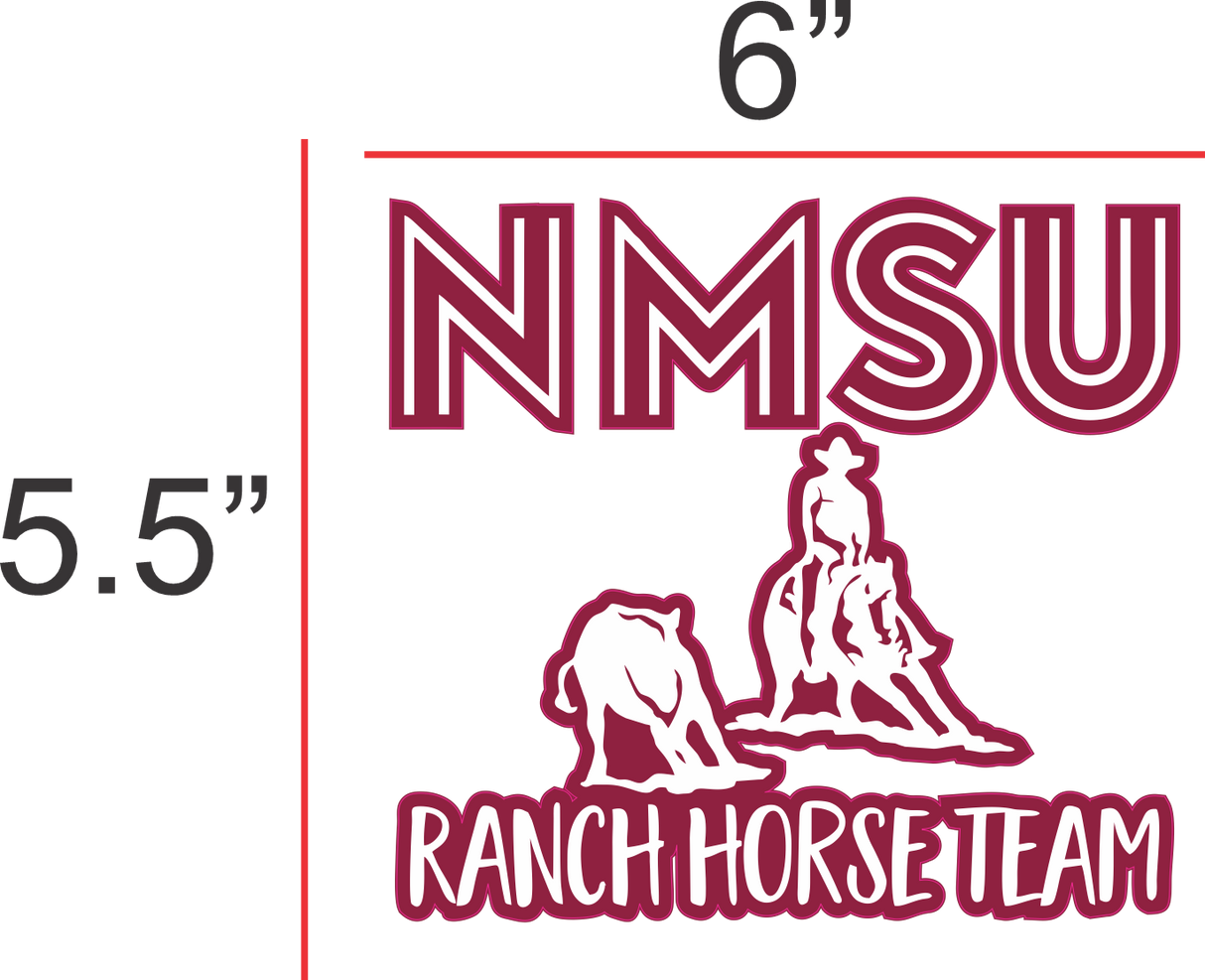 NMSU Ranch Horse Team Decal