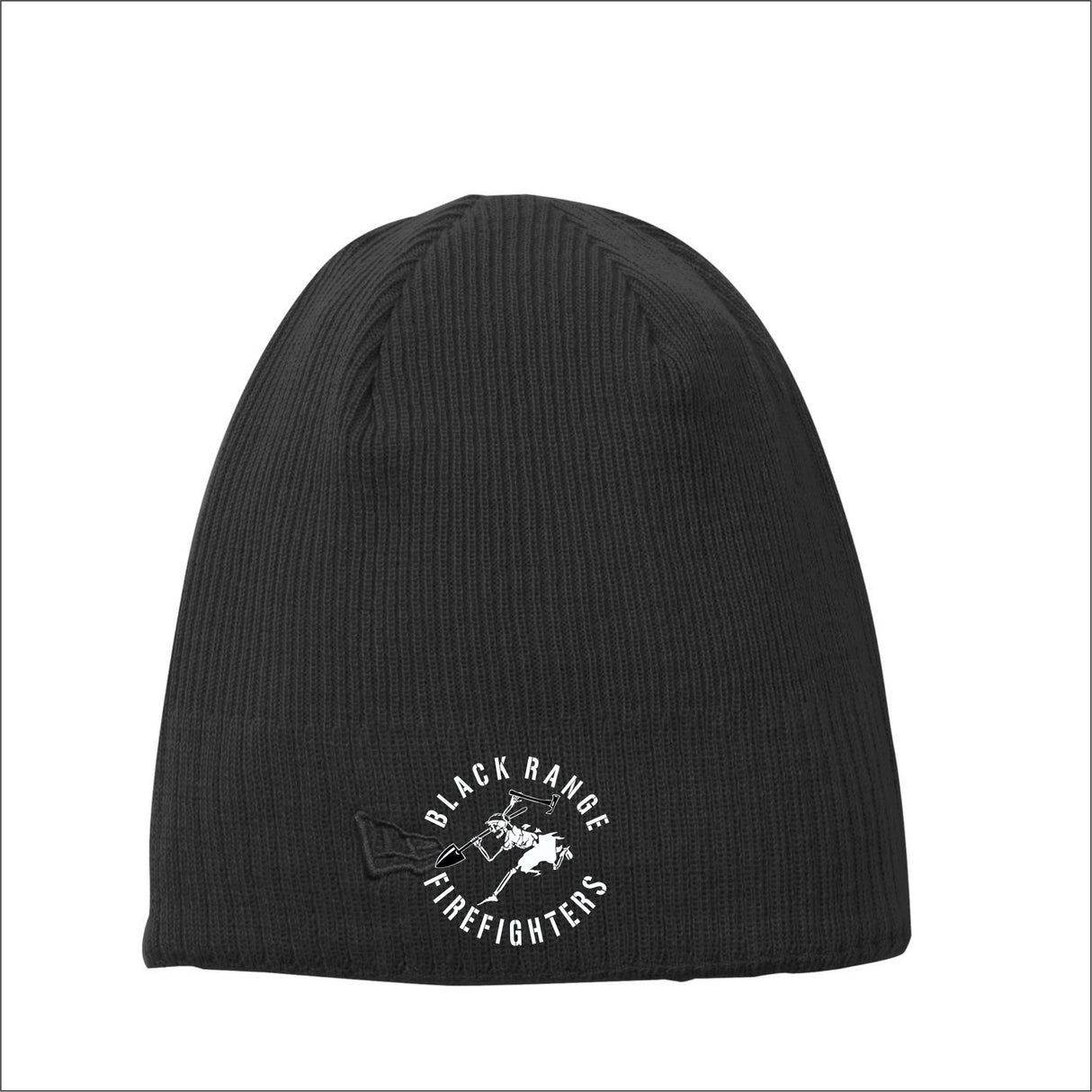 Black Range Fire Fleece-Lined Beanie Cap