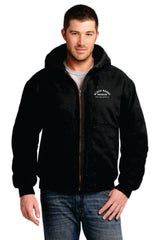 Black Range Fire Full-Zip Hooded Work Jacket